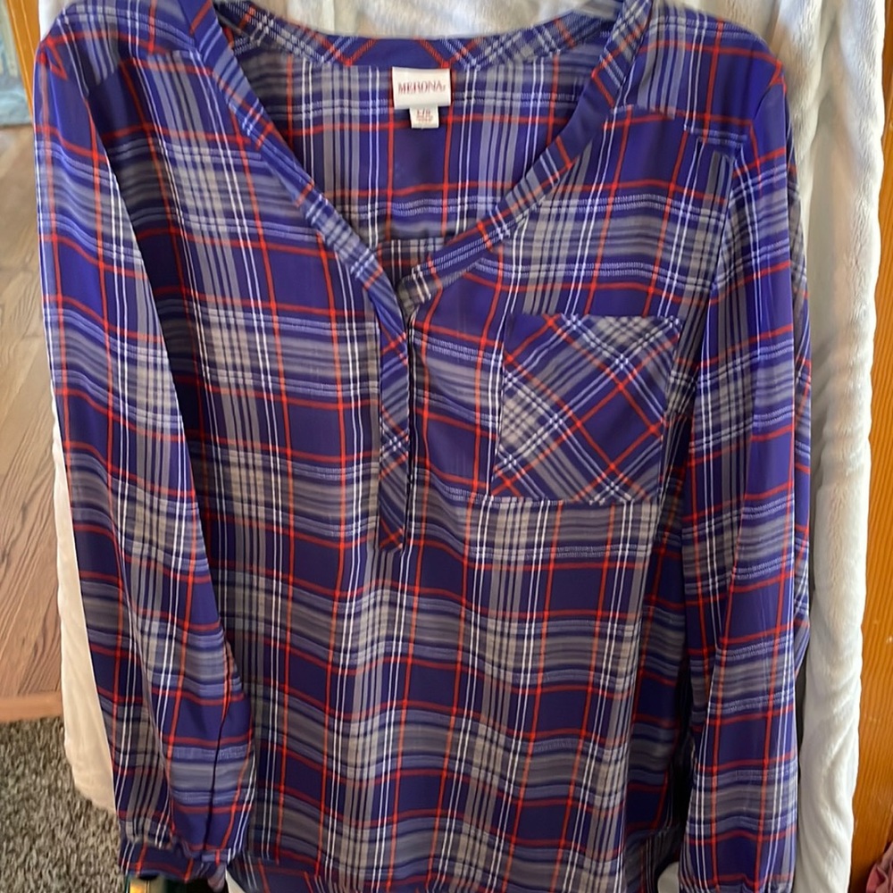 Womens Merona blouse size large